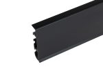Плінтус ПВХ Hi Line Prestige Cezar Чорний матовий (M090) 2,5м