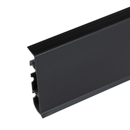 Плінтус ПВХ Hi Line Prestige Cezar Чорний матовий (M090) 2,5м