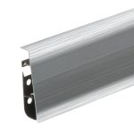 Плінтус ПВХ Hi Line Prestige Cezar Aluminium матовий (M201) 2,5м