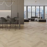 Паркетна дошка Barlinek Дуб Marzipan Muffin Herringbone 1WC000014 - Зображення 2