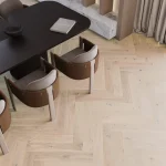 Паркетна дошка Barlinek Дуб Cappuccino Herringbone 1WC000010 - Зображення 2