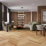 Паркетна дошка Barlinek Ясен Auric Herringbone 1WC000019 - Зображення 2