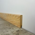 Плінтус MDF шпонований Дуб вибілений MDF-D6006