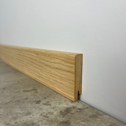 Плінтус MDF+шпон Дуб шліфований MDF-D6007