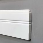 Плінтус  MDF-LF02 Білий LightForm 60 RAL 9003 60*12*2000 мм - Зображення 3